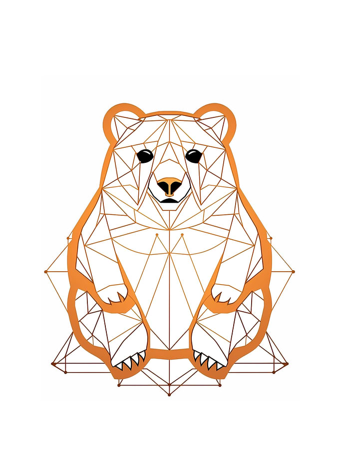 Hamster Outline Geometric