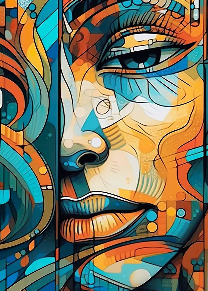Abstract woman