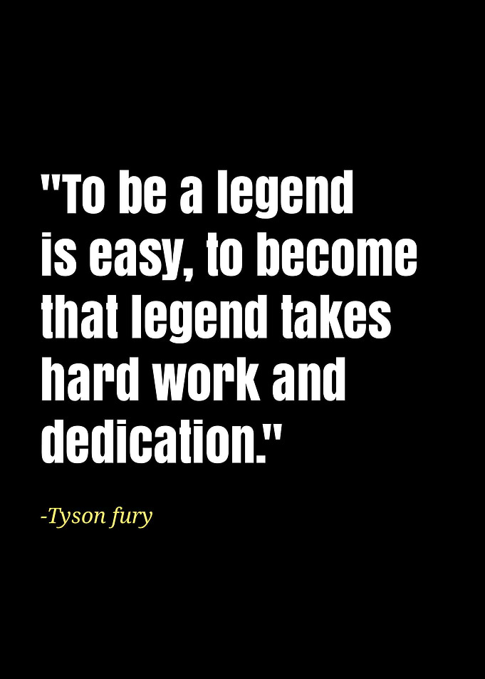 Tyson fury quotes