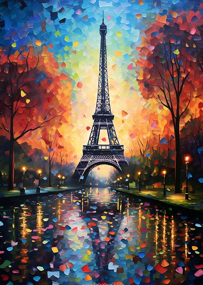Paris Art Eiffel Tower