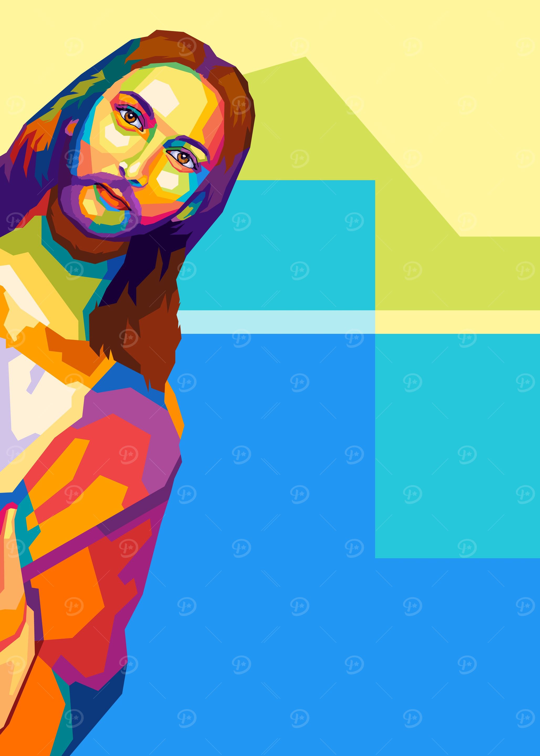 Jesus Wpap pop Art