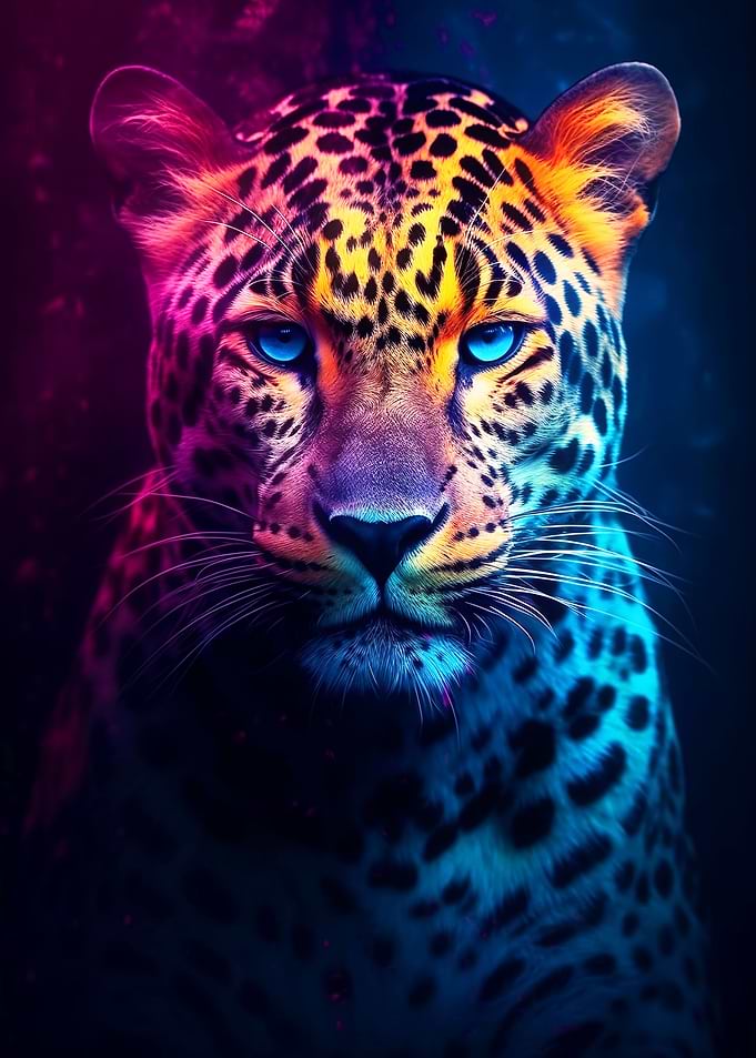 Neon Animals Jaguar