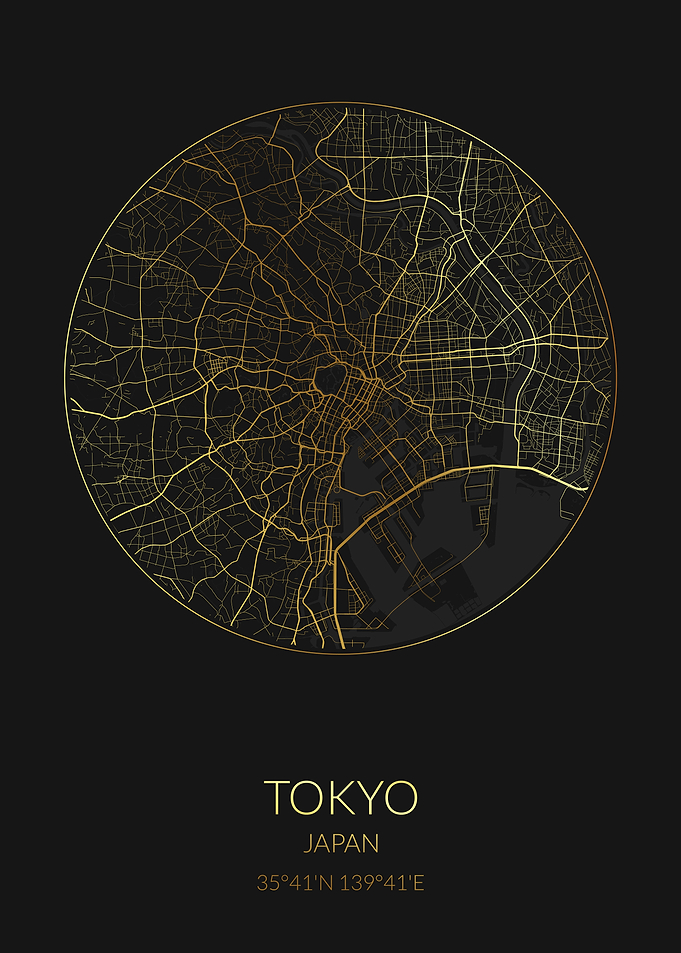 Tokyo Black Gold Map