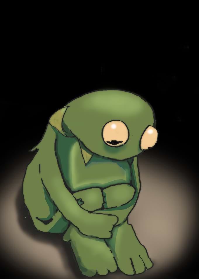 sad kermit