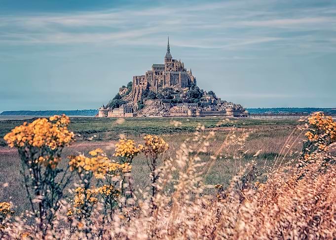 Landscape in Normandy