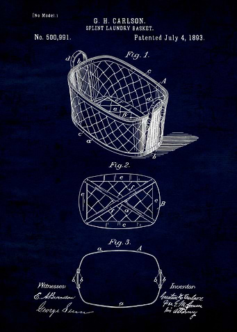 Split Laundry Basket 1893