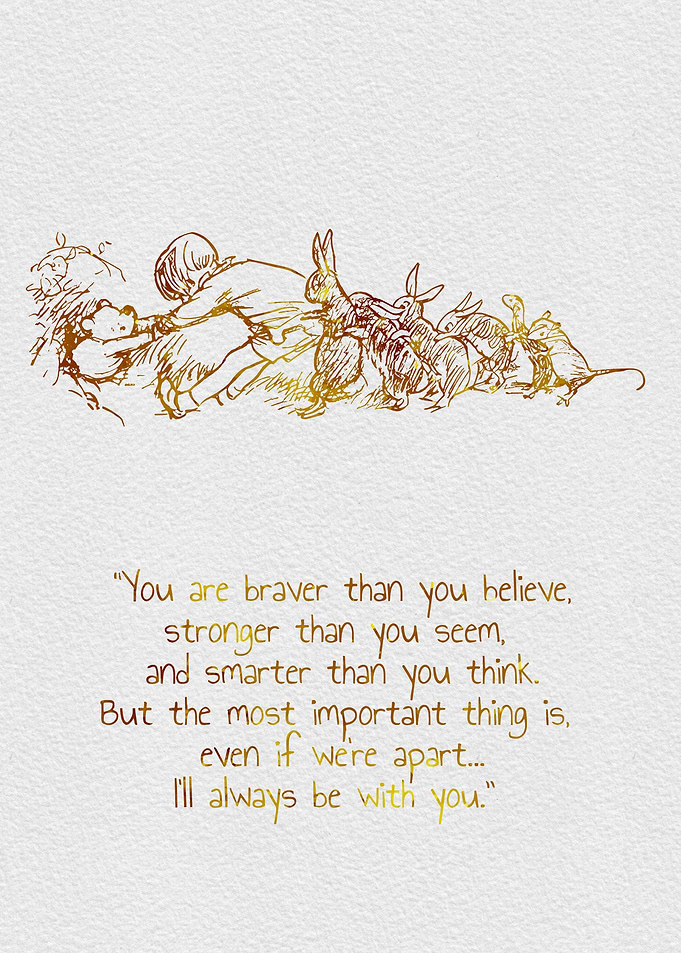 Bear Quotes Nursery Art