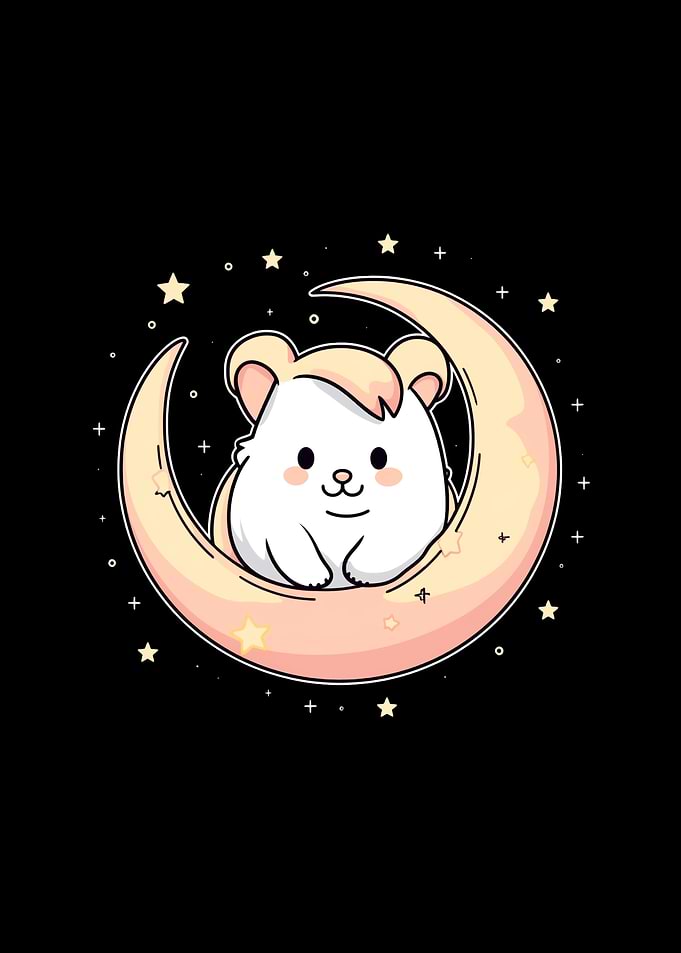 Hamster Crescent Moon