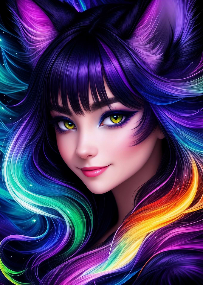 Beautiful Anime Girl CG