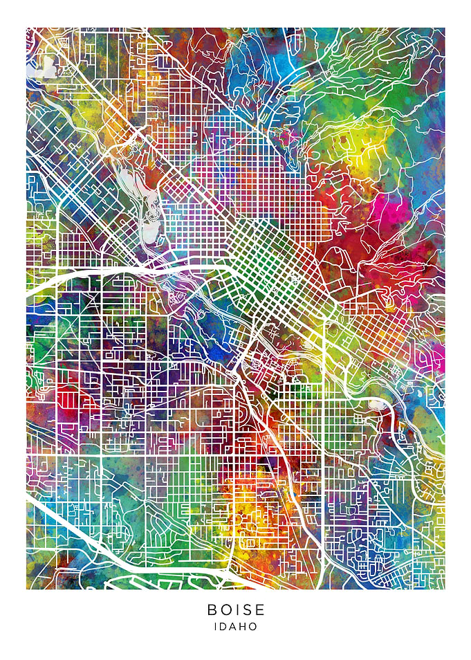 Boise Idaho Map