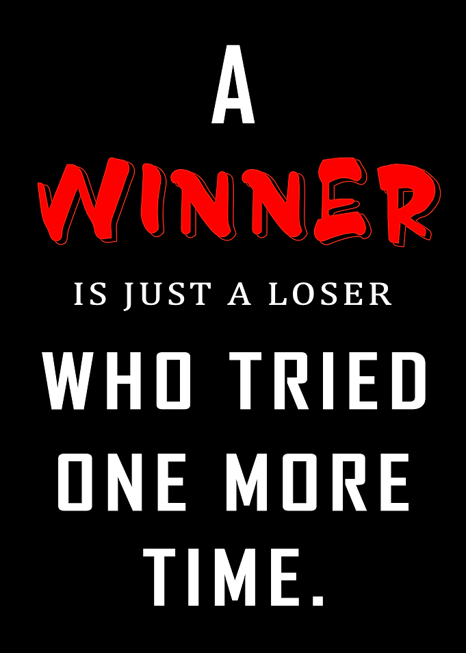 Motivation for winners