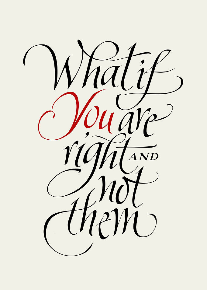 Motivational Calligraphy