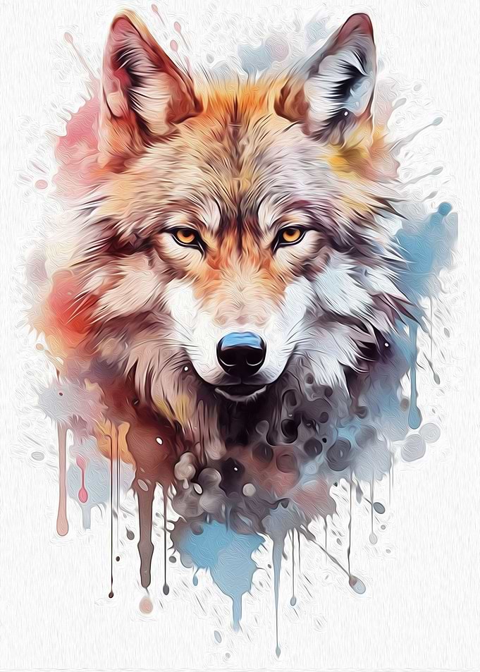 Wolf Watercolor