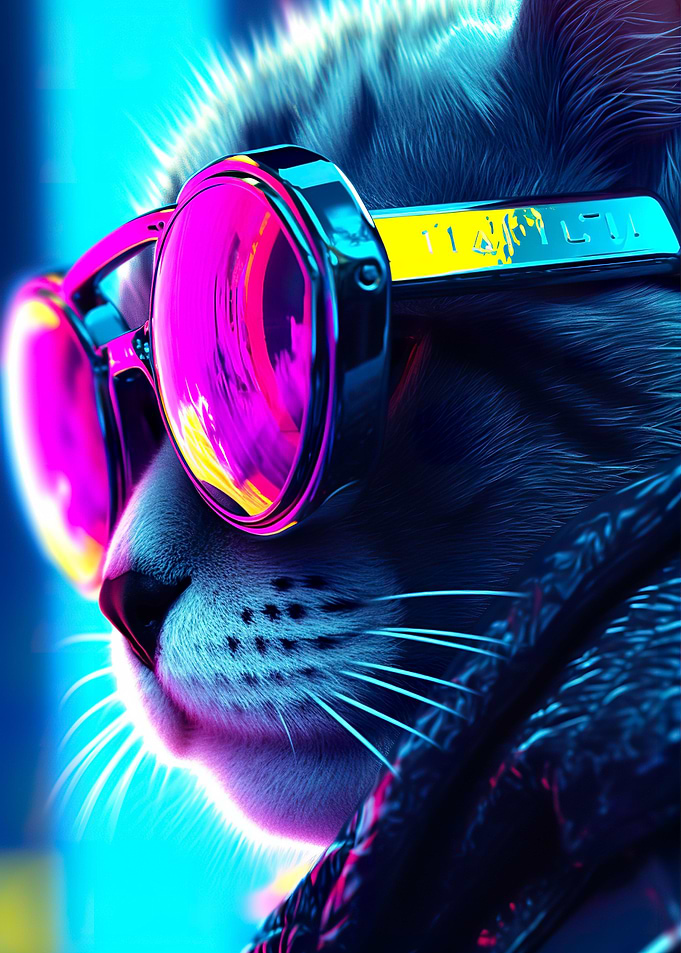 Cyberpunk Cat