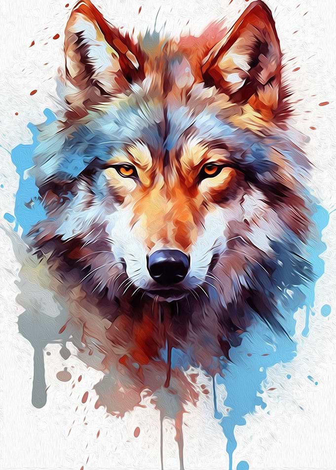 Wolf Watercolor