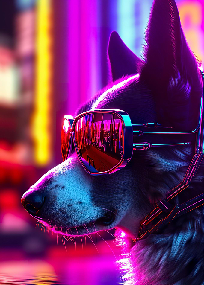 Cyberpunk Dog