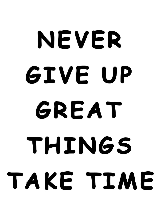 Never Give Up