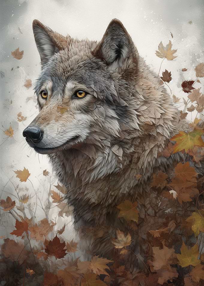 Fierce Beauty Of Wolf Art