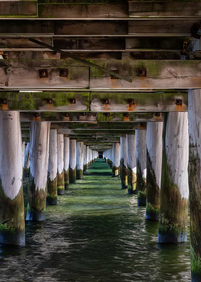 Sea Under Sopot Pier