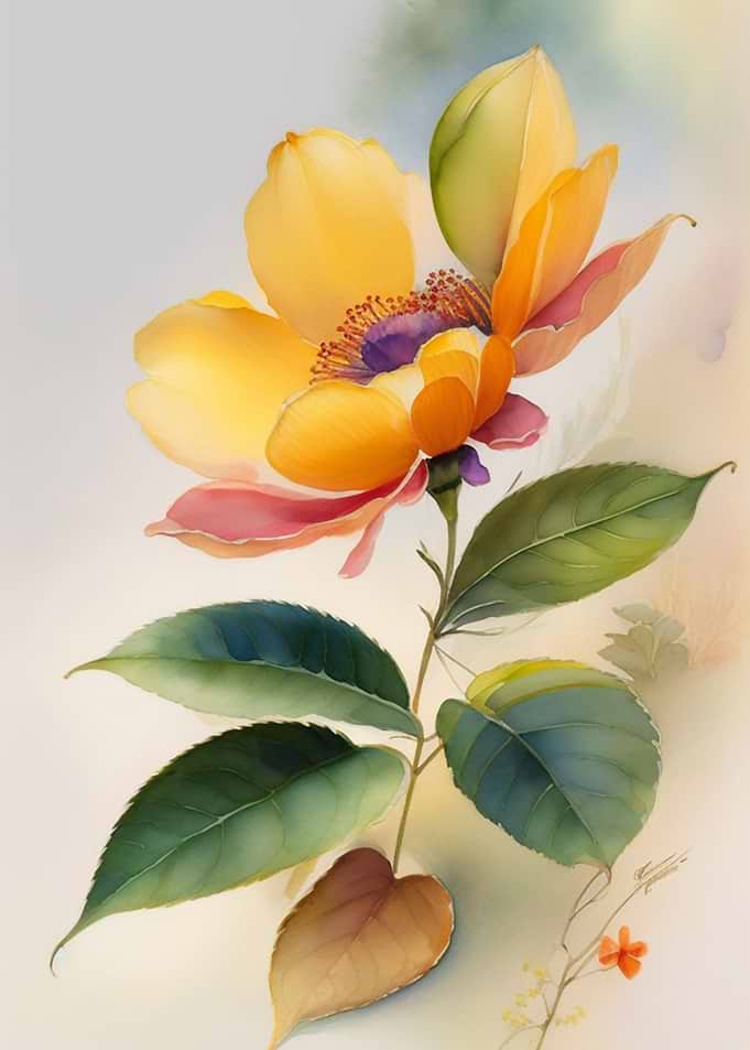 the single fantasy flower