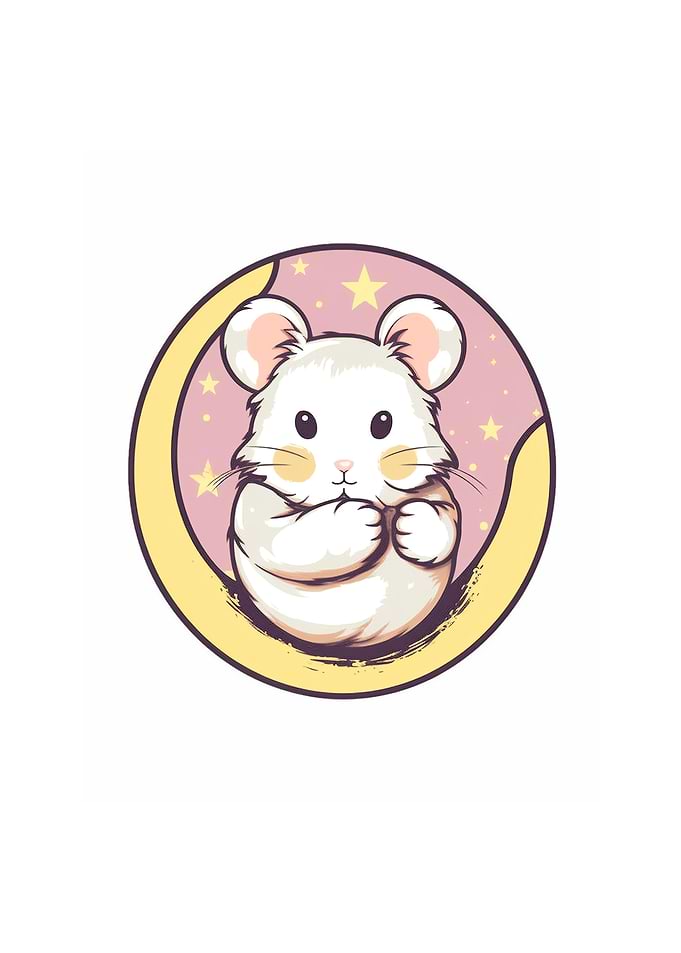 Hamster Crescent Moon