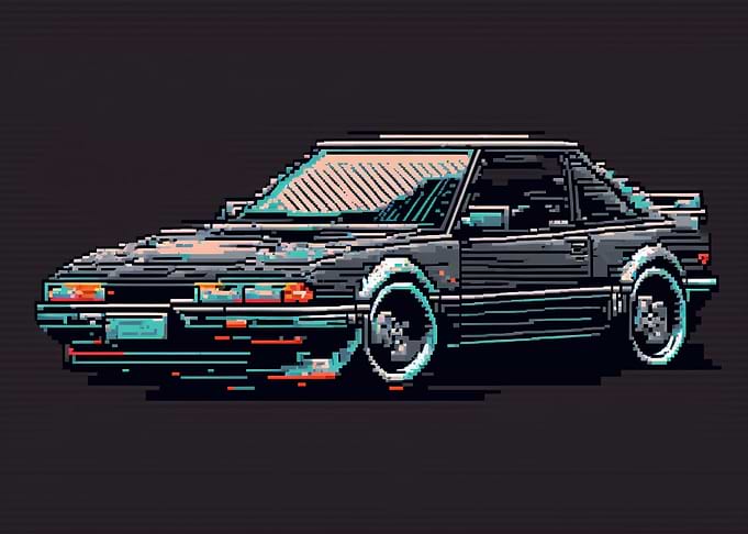 Pixel car