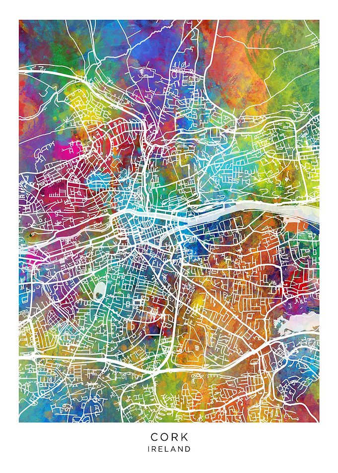 Cork Ireland Map