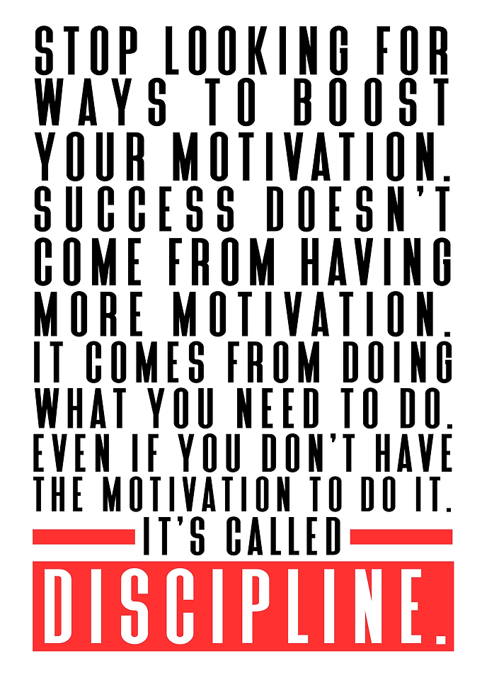 Motivation Vs Discipline