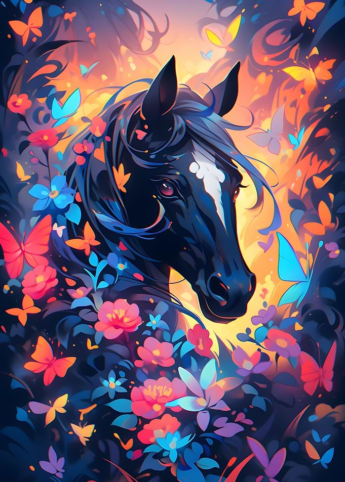 Black Horse Neighs