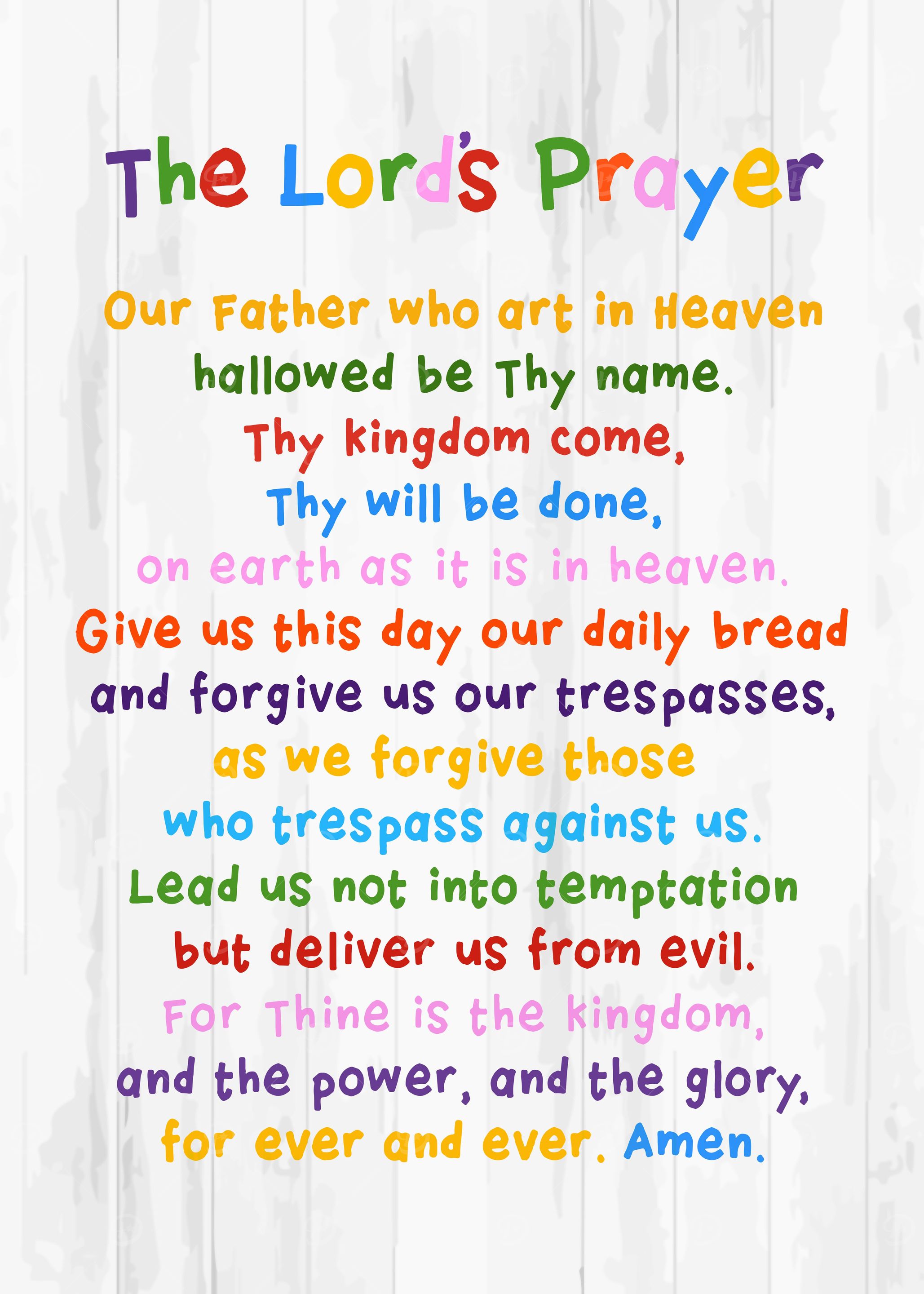The Lords Prayer