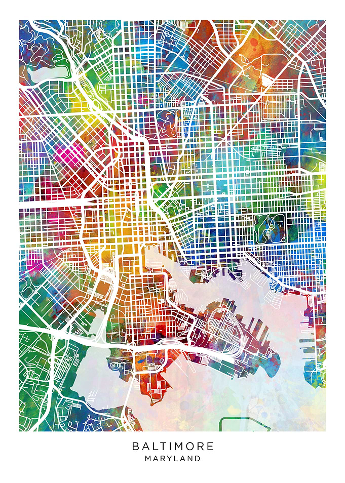 Baltimore Maryland Map