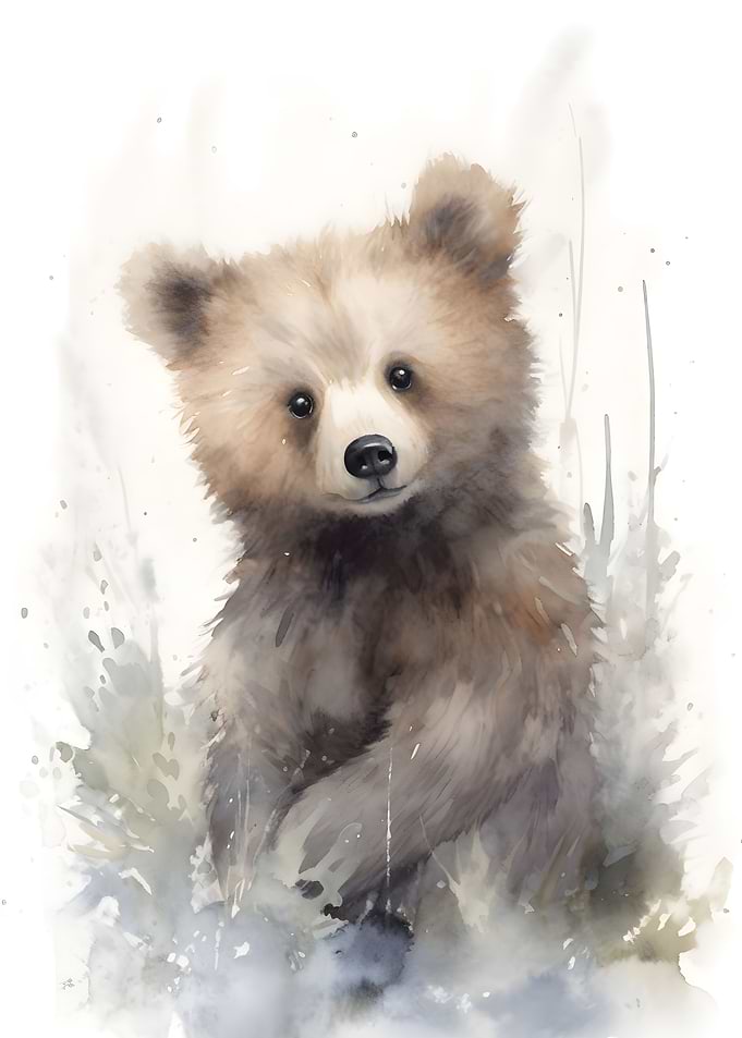 Bear Watercolor