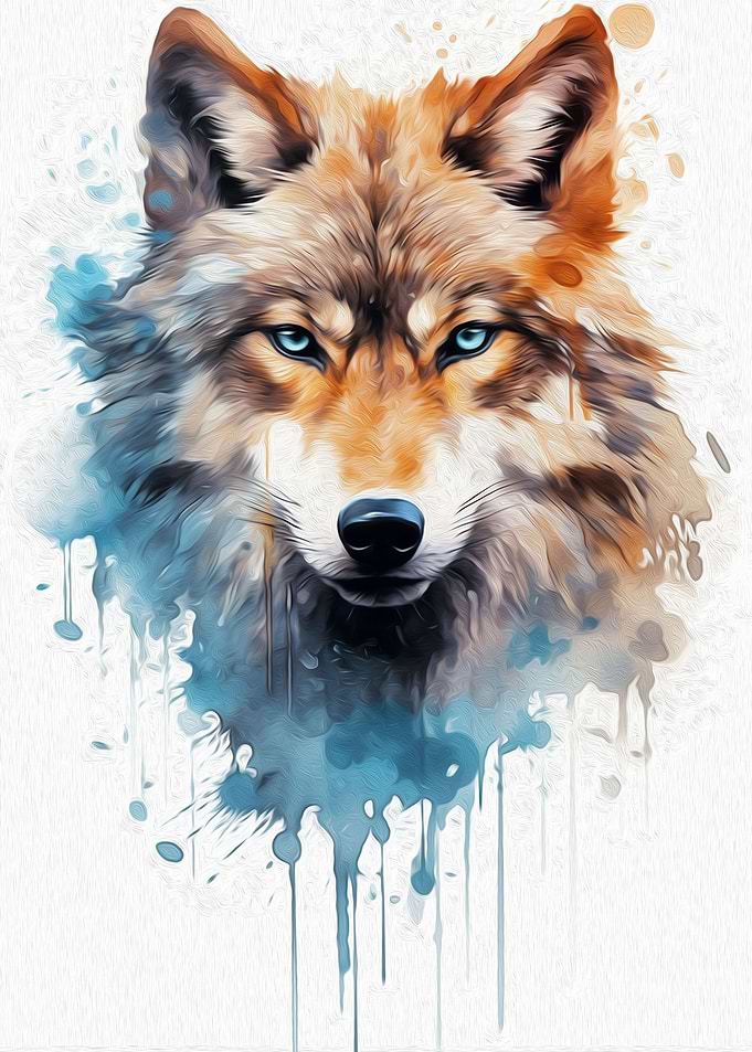 Wolf Watercolor