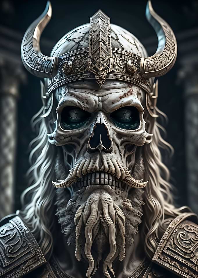 Viking skull