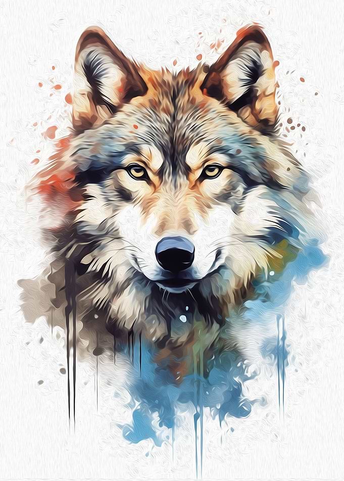 Wolf Watercolor