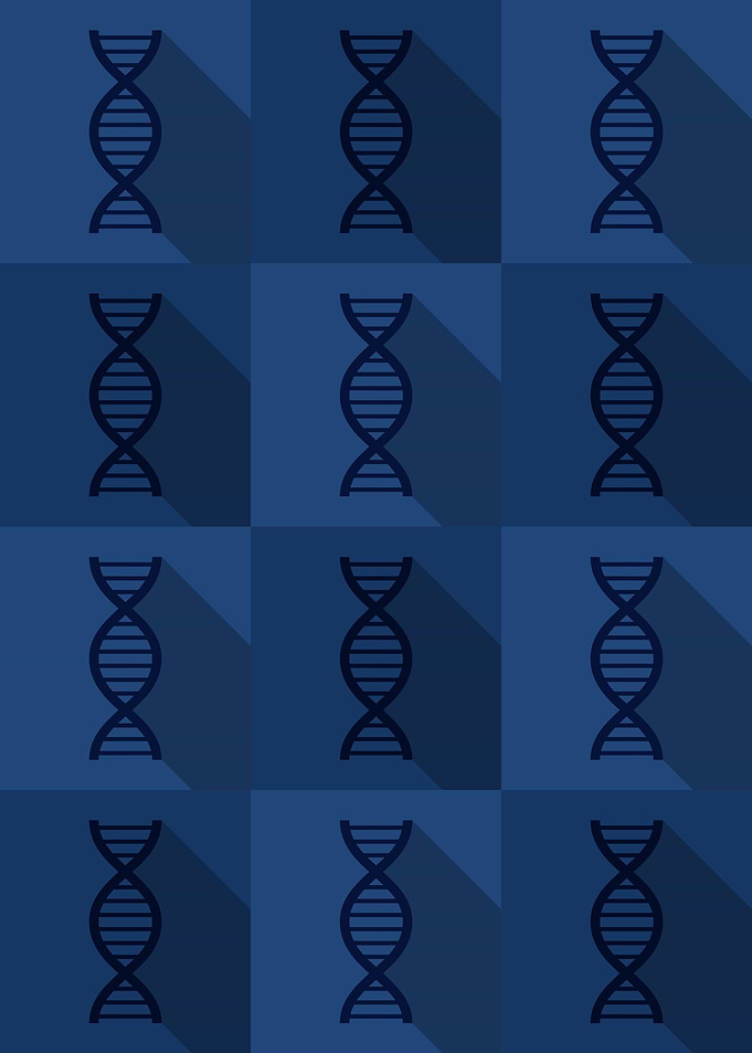 DNA Science Icons Pop Art