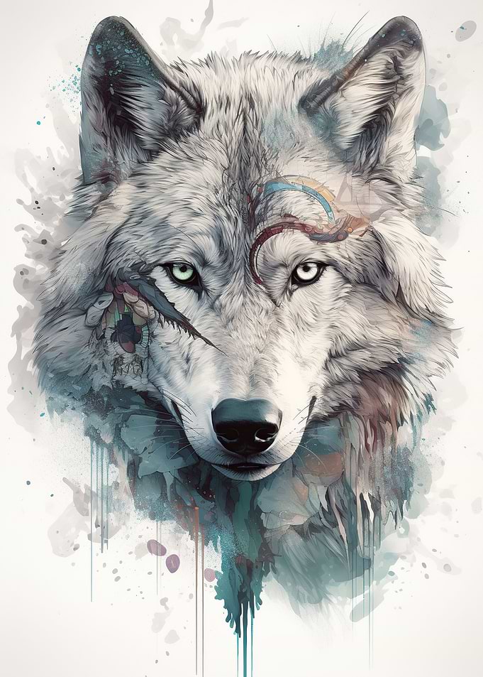 Wild Spirit Wolf Artwork