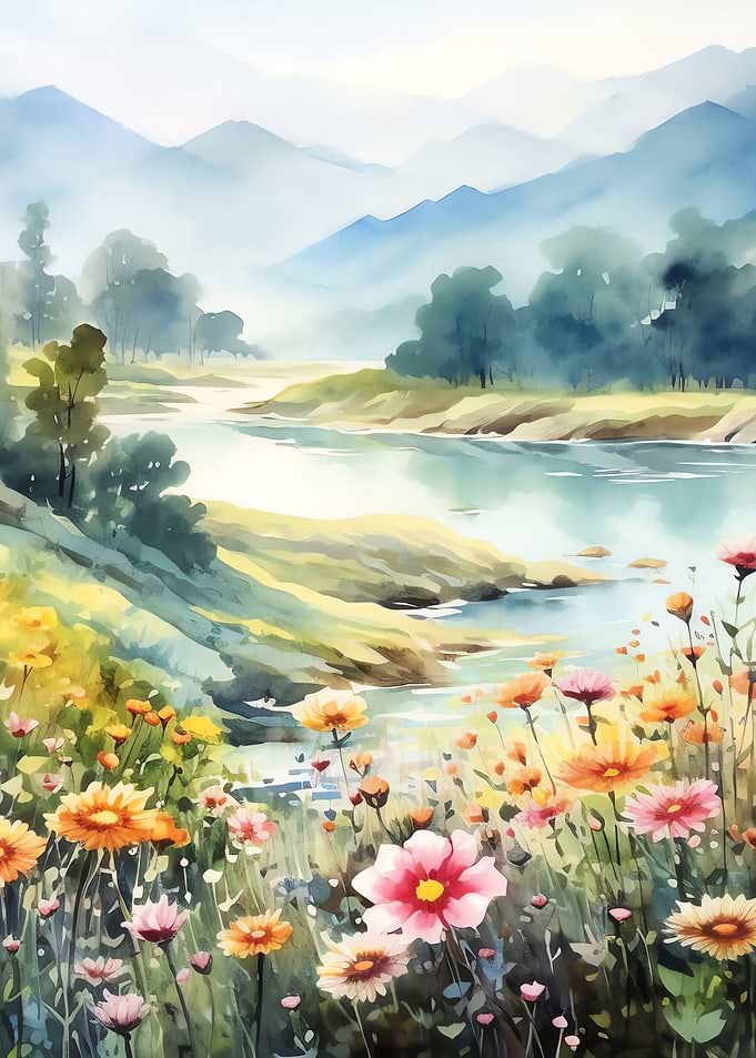Nature Flower Landscpae