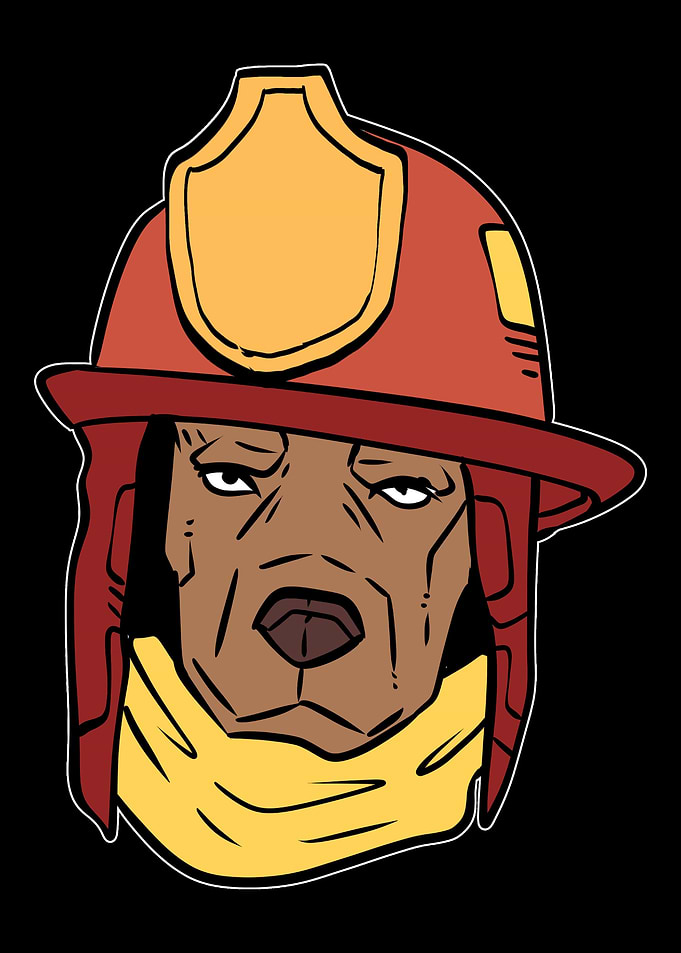 Pitbull Firefighter Pitbul