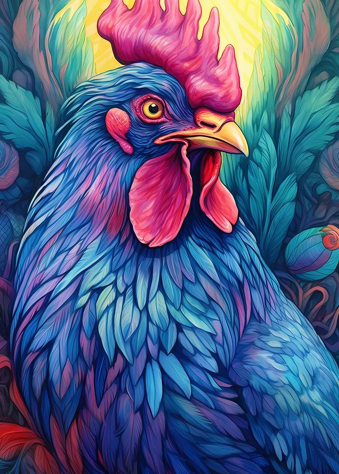 Chicken Colorful