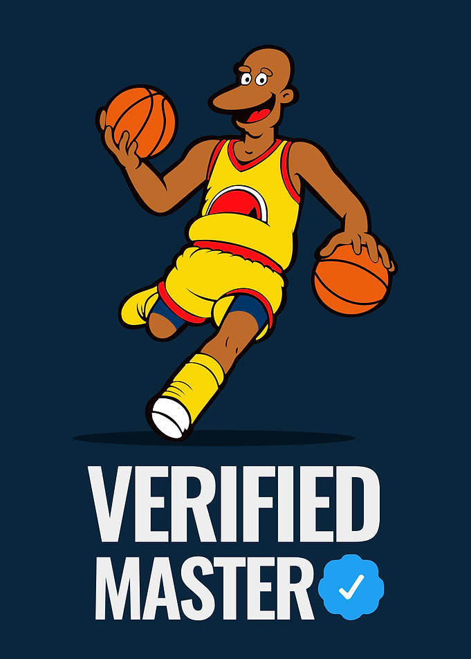 Funny basketball cartoon