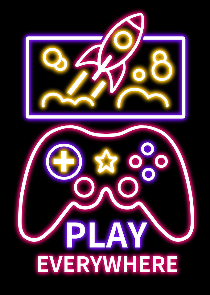 Gaming neon