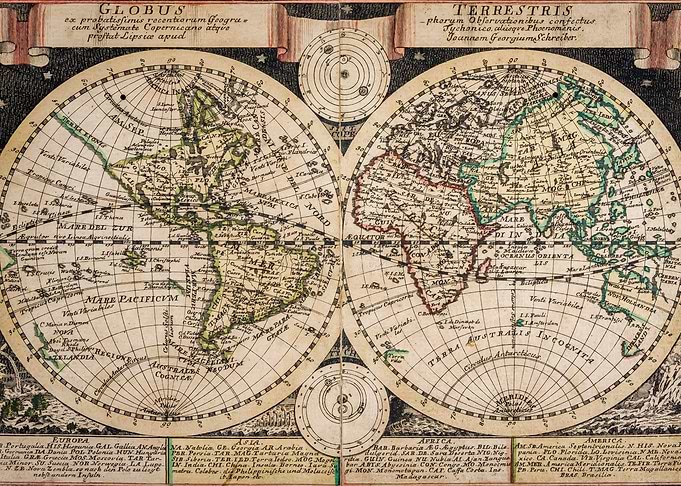 old map of the world