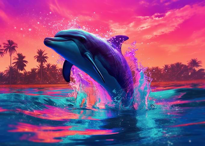 Neon Wave Rider