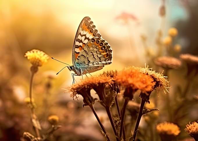 Beautiful Flower Butterfly