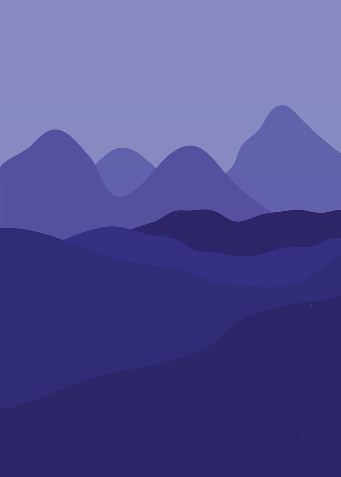 Mondern purple landscape