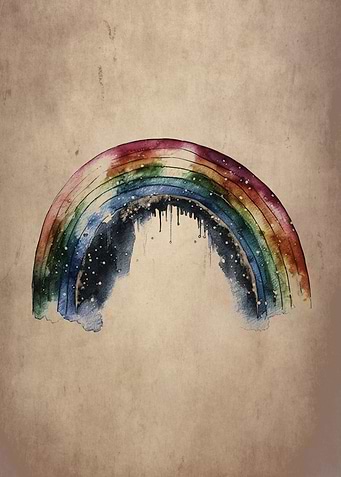 Dark Fairy tale rainbow