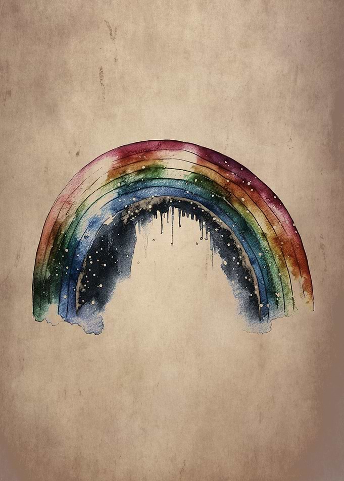 Dark Fairy tale rainbow