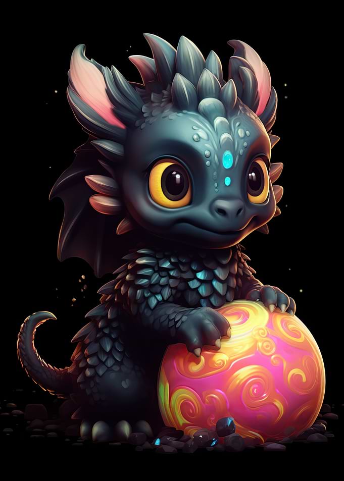 baby dragon neon