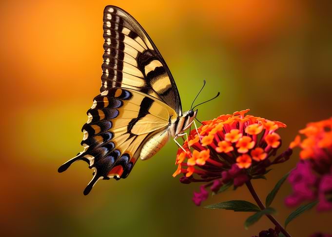 Beautiful Flower Butterfly